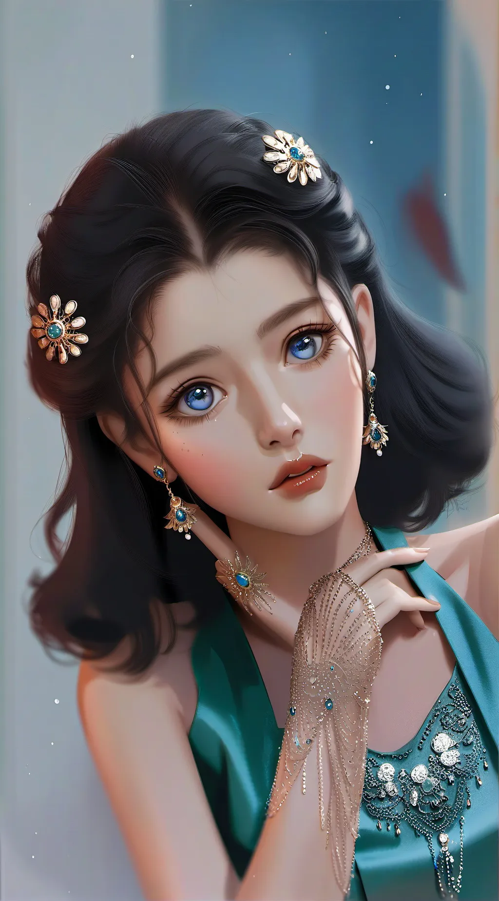 ai character: Aria background