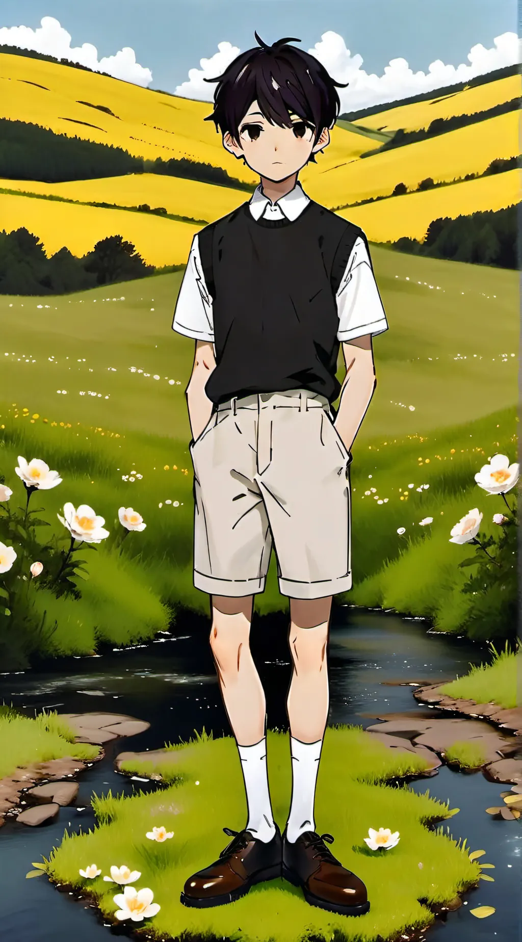 ai character: SUNNY background