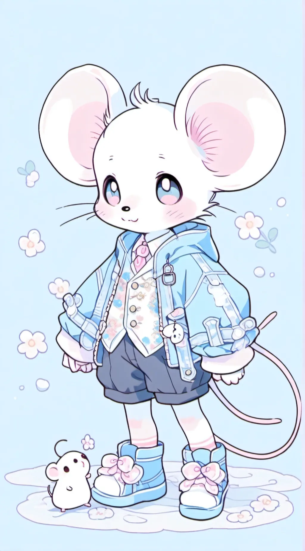ai character: mouse! background
