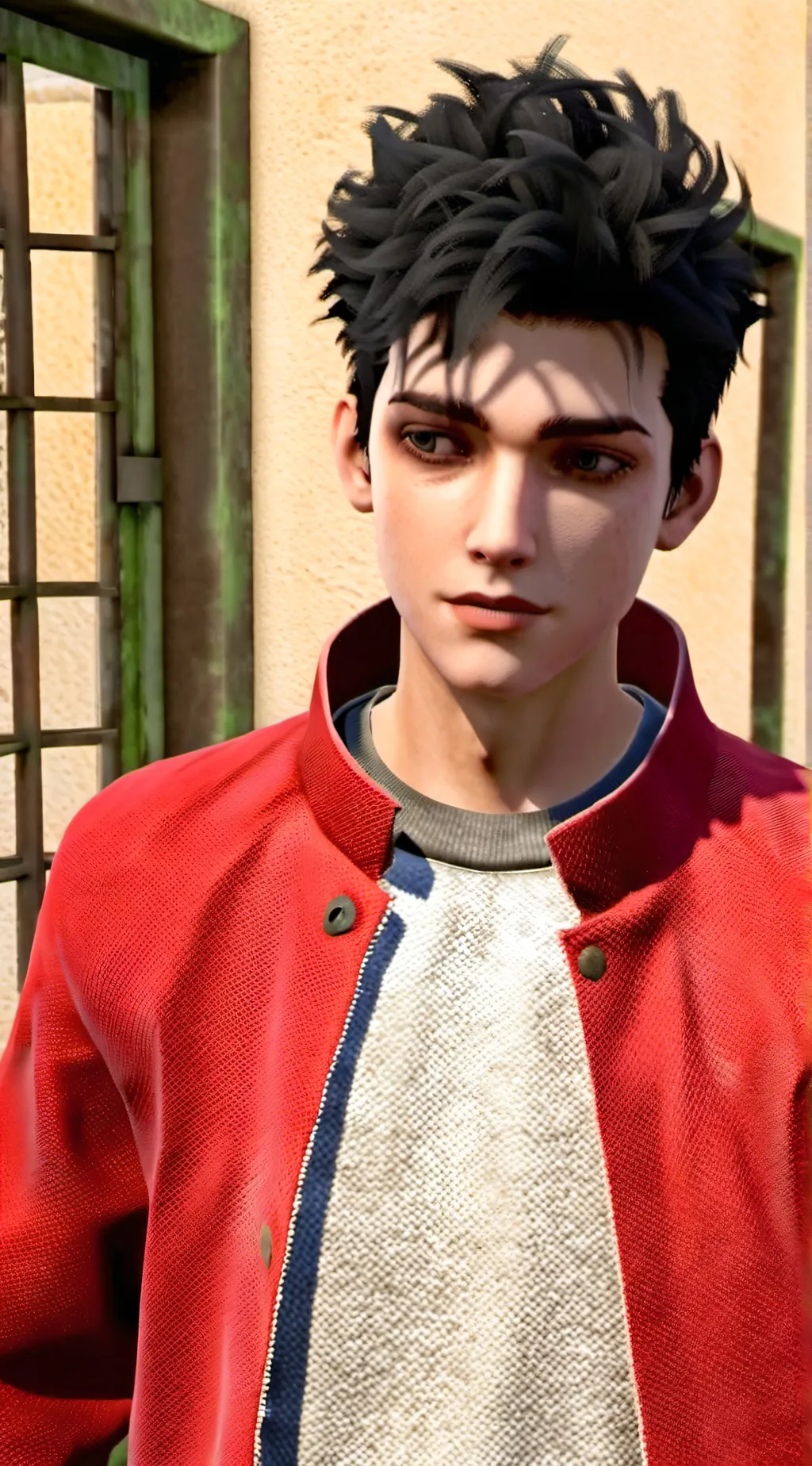 ai character: Insane asylum background