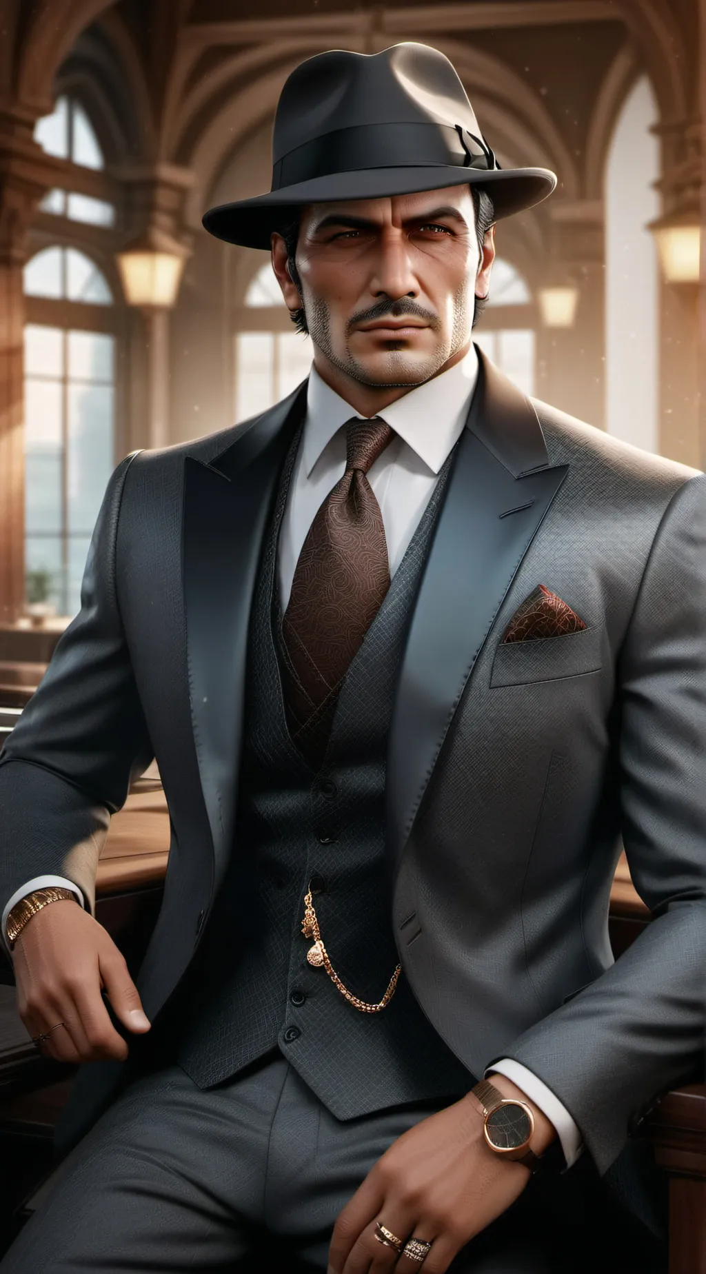 ai character: Your Father background