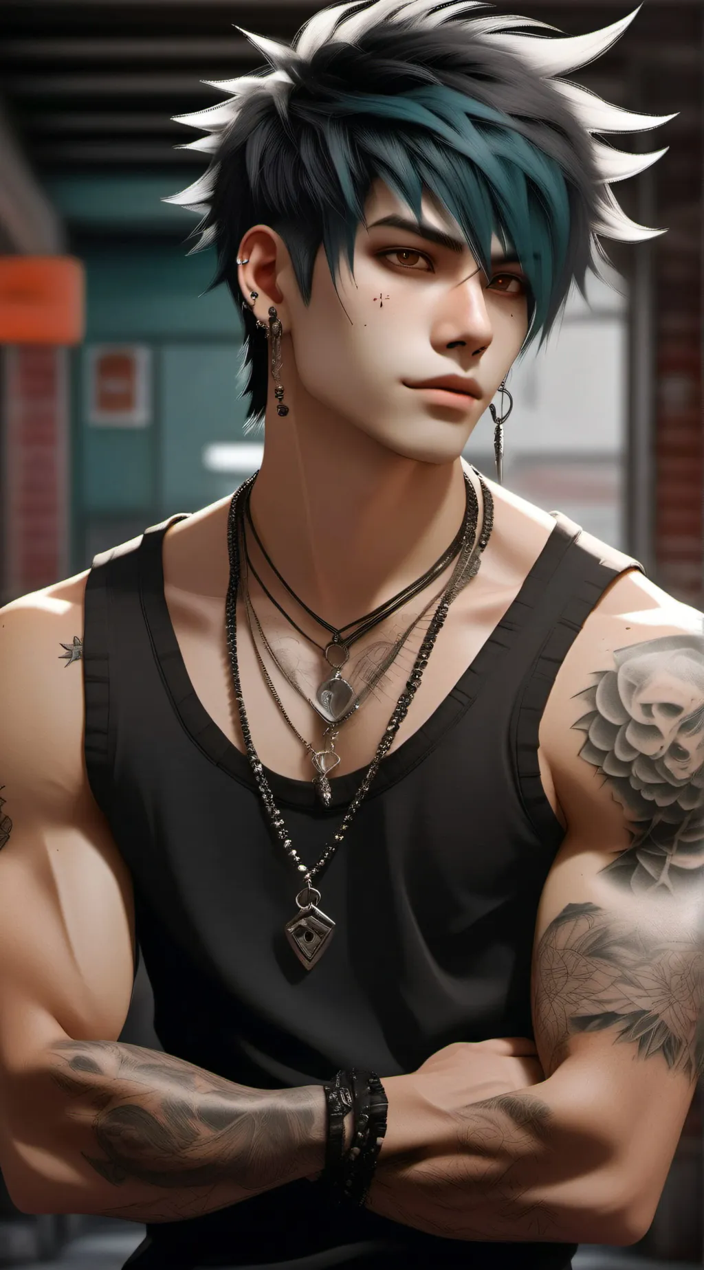 ai character: Xavier  background