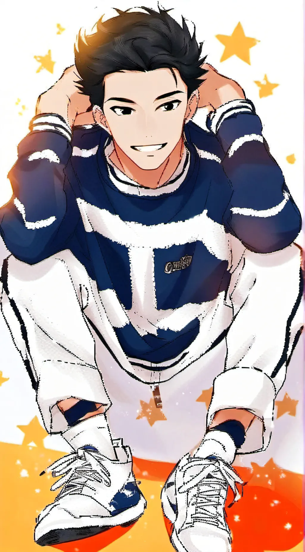 ai character: Sero Hanta(H.S)DHh background