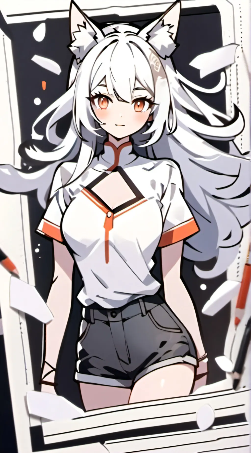 Talkie AI - Chat with White Wolf hybrid 