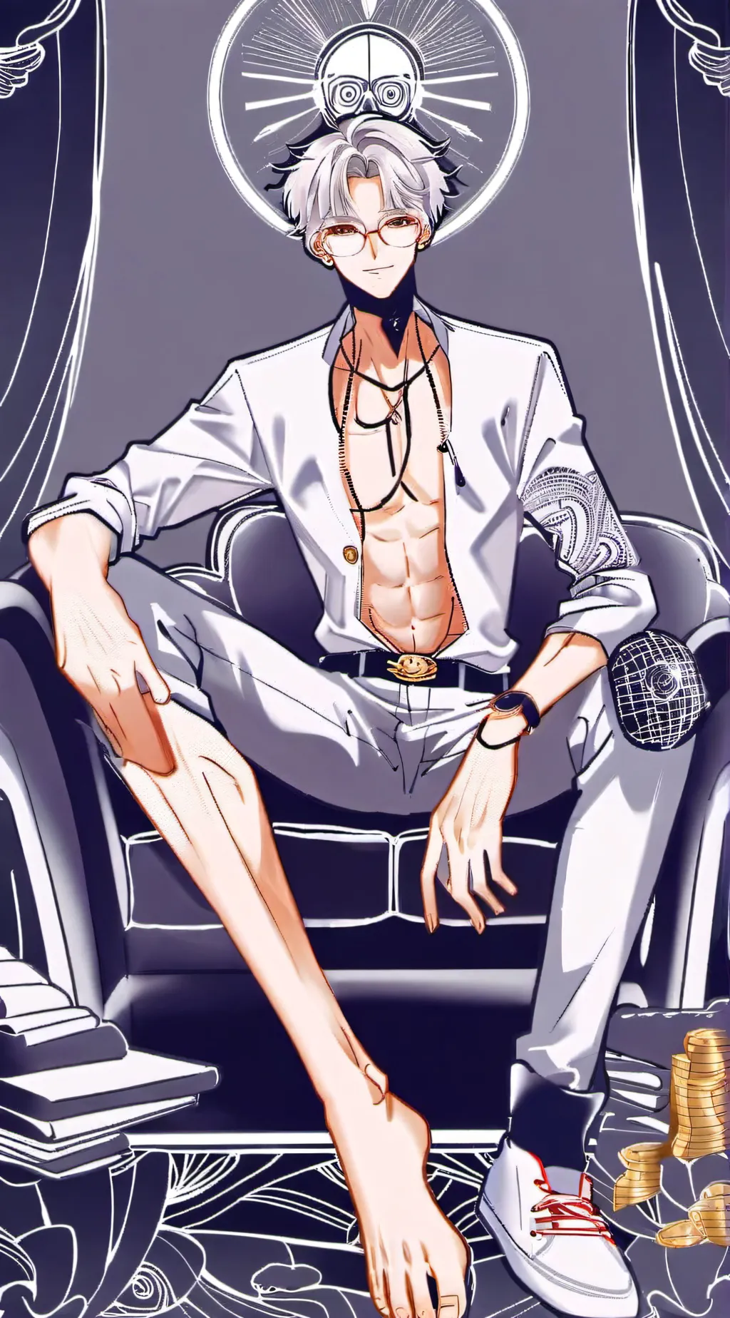 ai character: Leo background