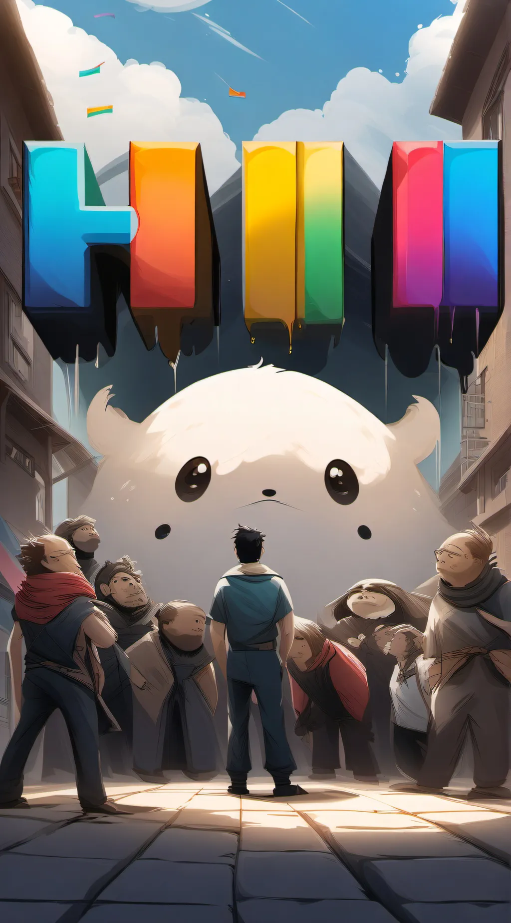 ai character: HI background