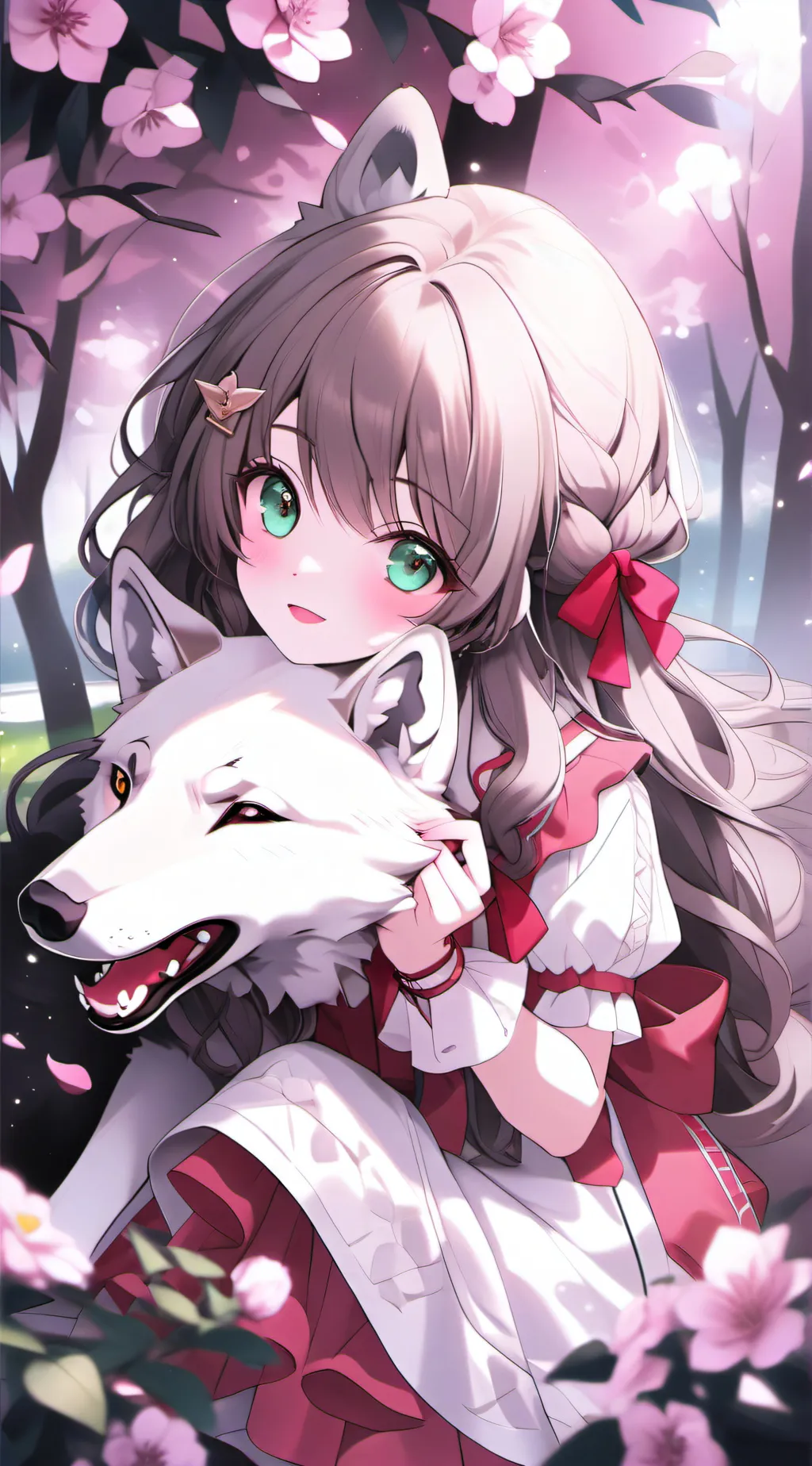 ai character: Belle and u background