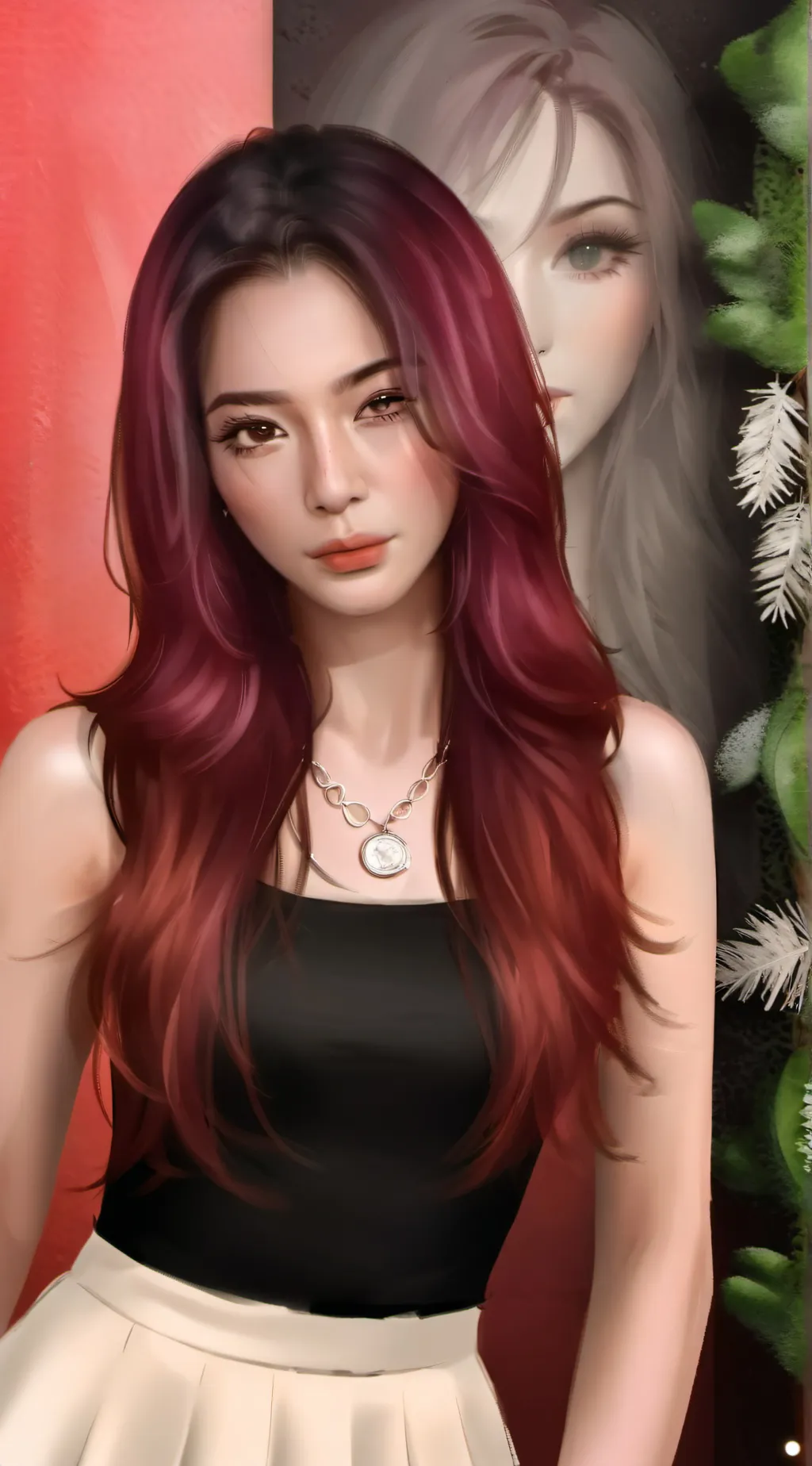 ai character: Mikha!  background