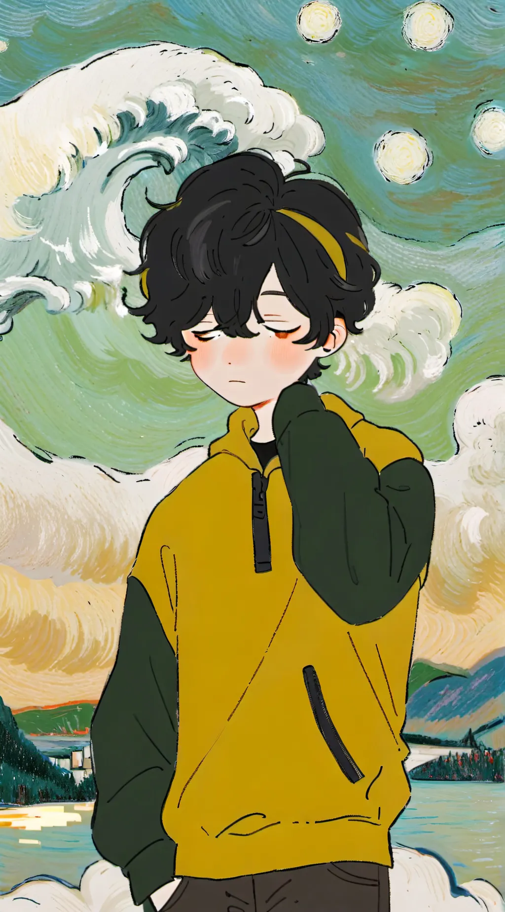 ai character: Vincent  background