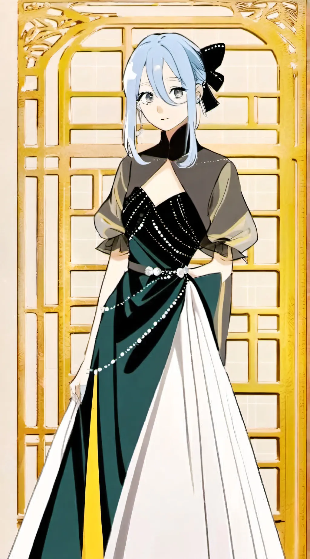 ai character: Cute princess  background