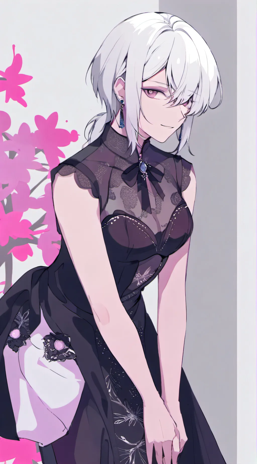 ai character: paisley background