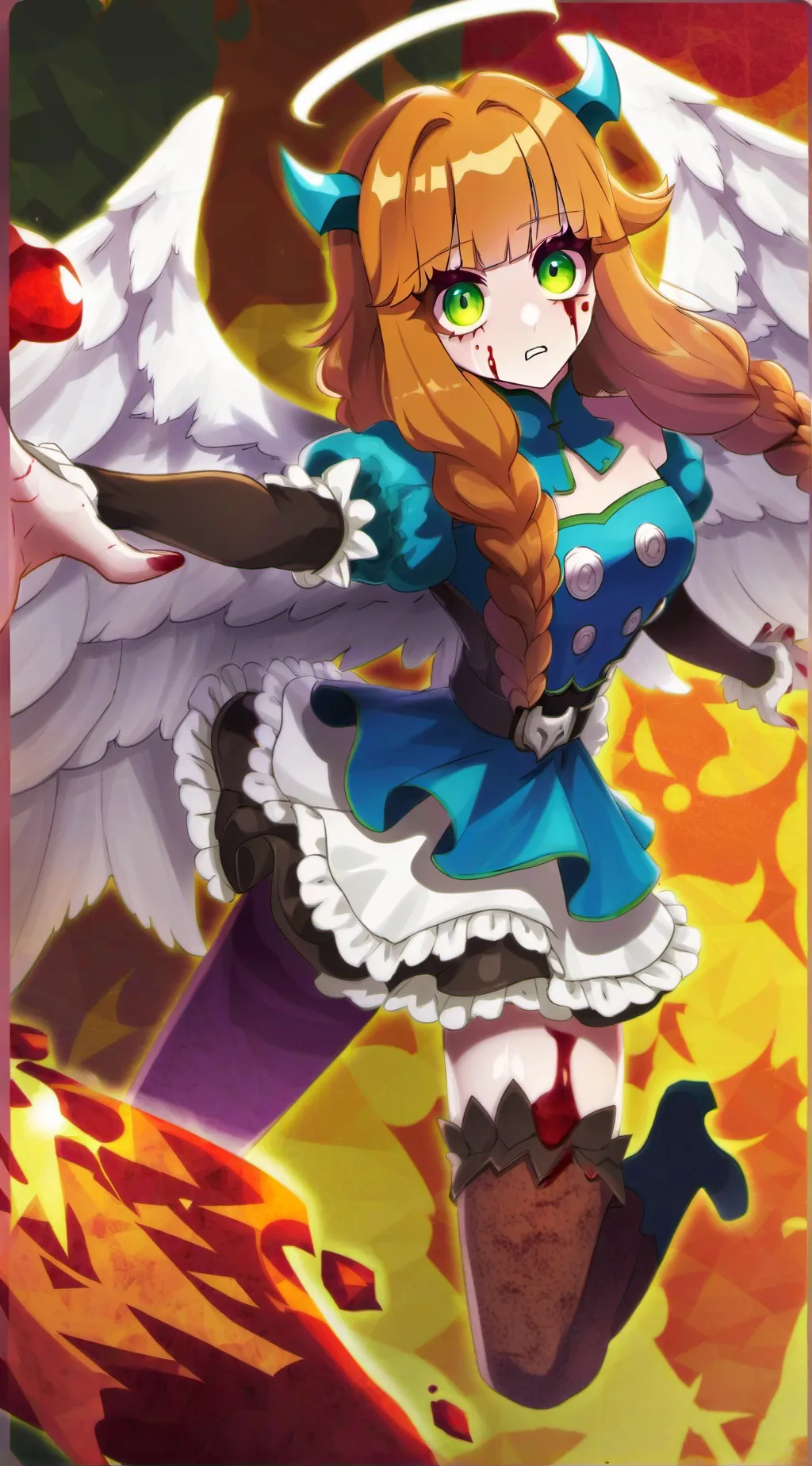 ai character: ‧͙⁺˚*･༓☾Elizabeth background