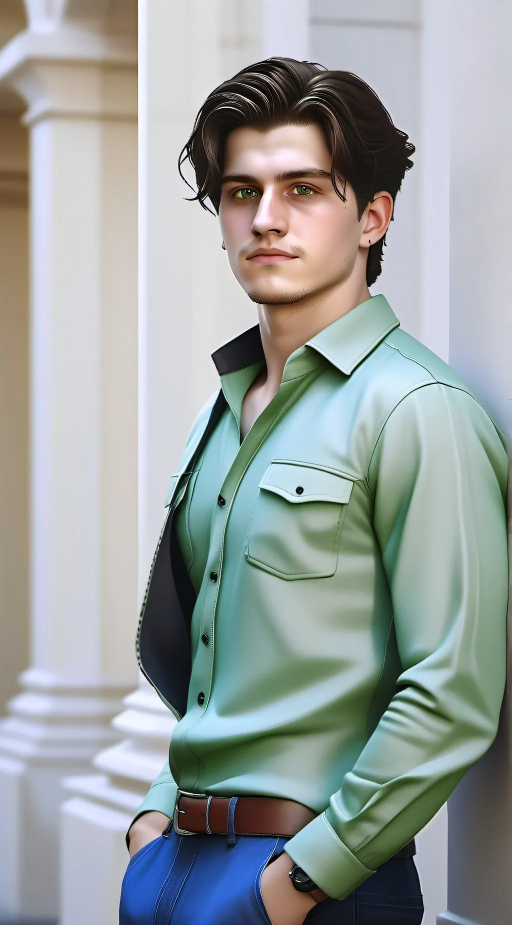 ai character: Reagan background