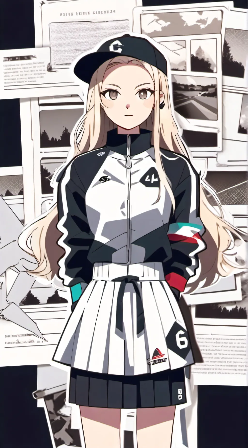 ai character: Cute enemy  background