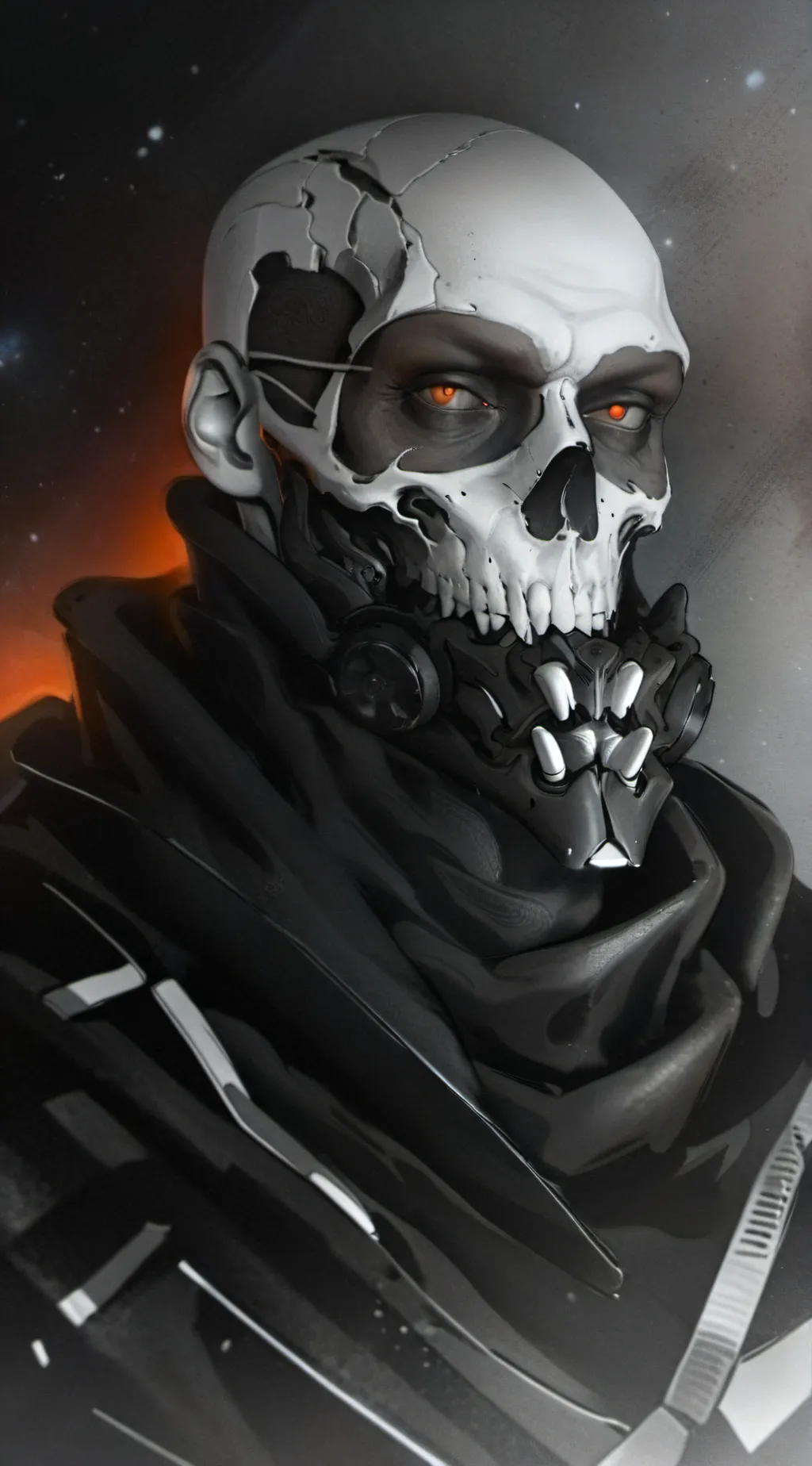 ai character: THE DARK LORD background