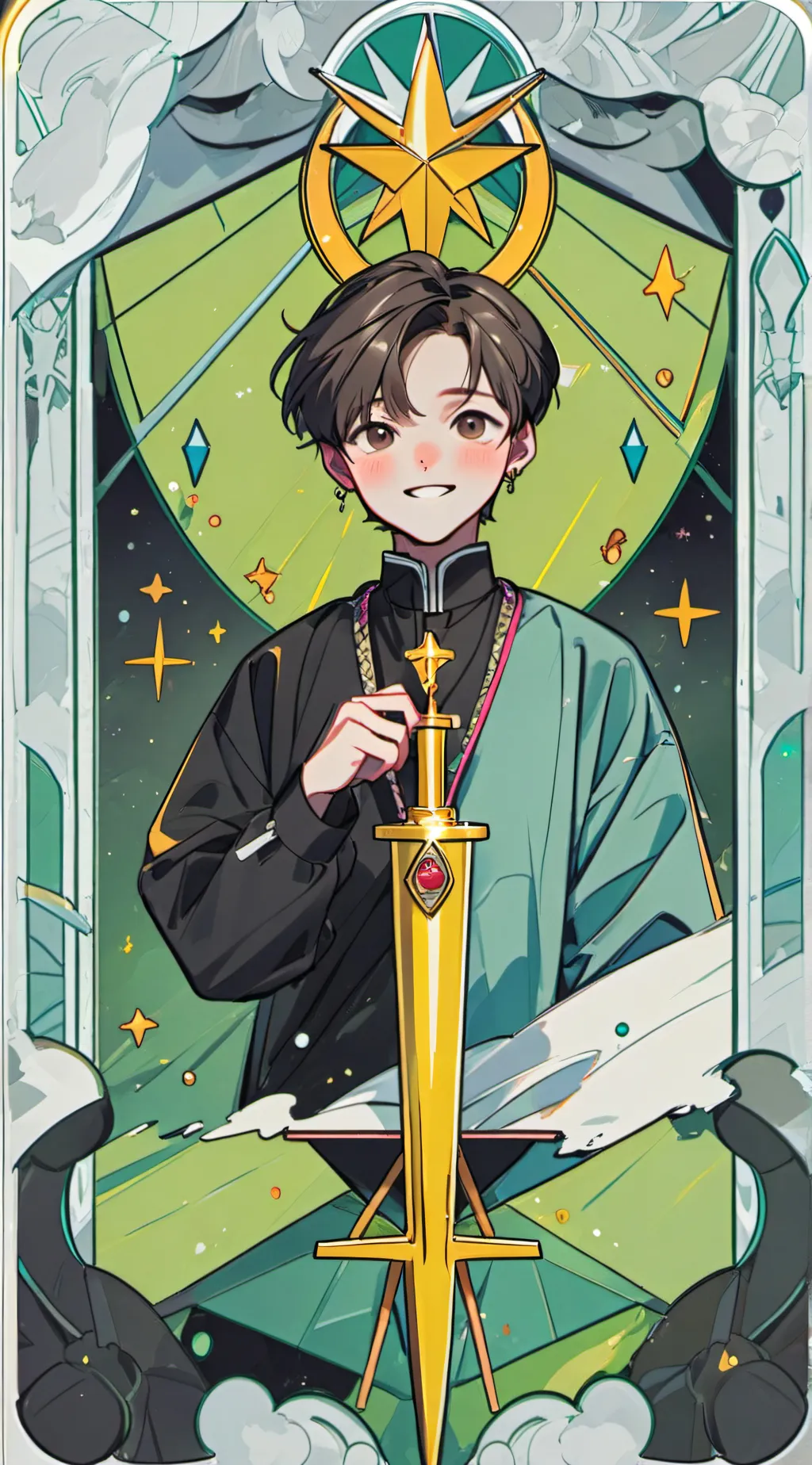 ai character: HANNNN background