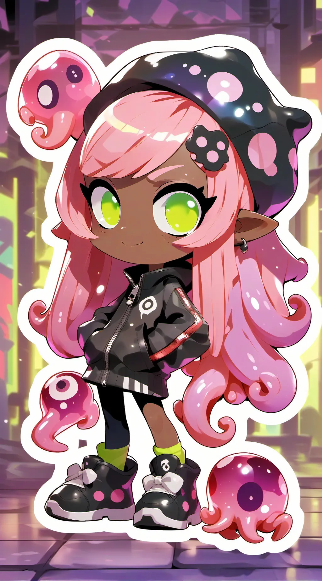 ai character: Agent 8￼ background