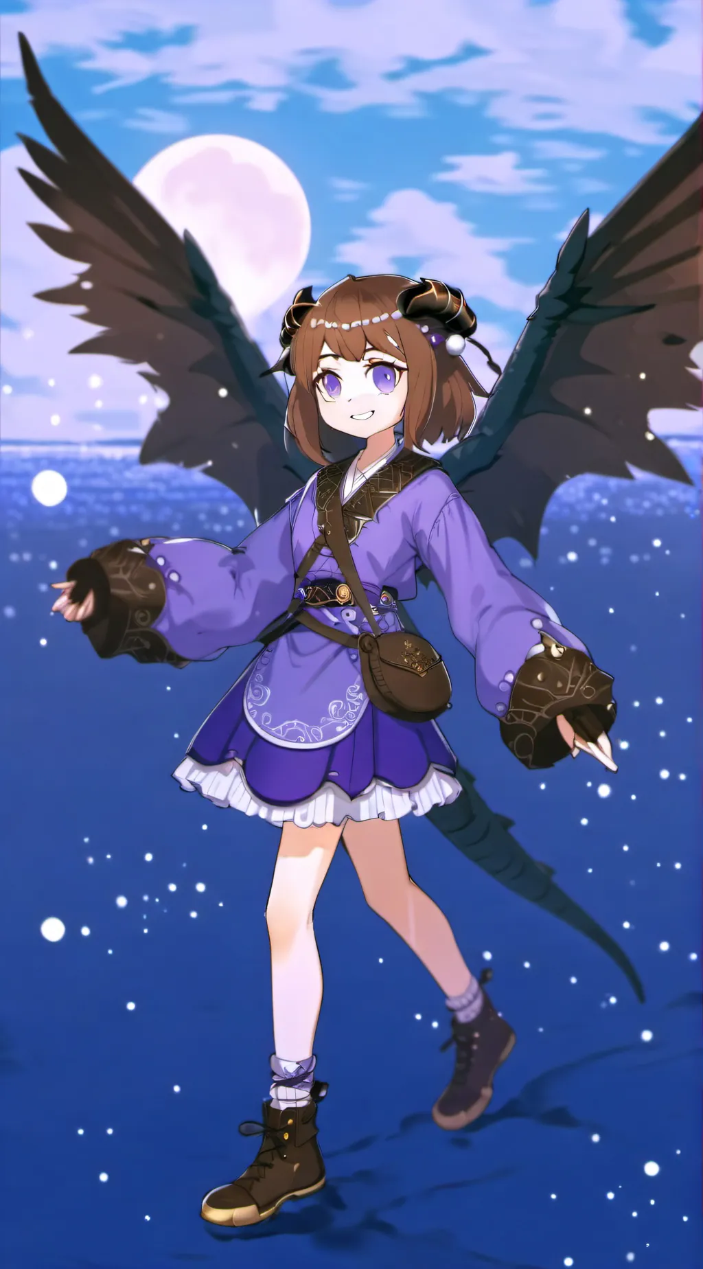 ai character: ♡{Luna}♡ background