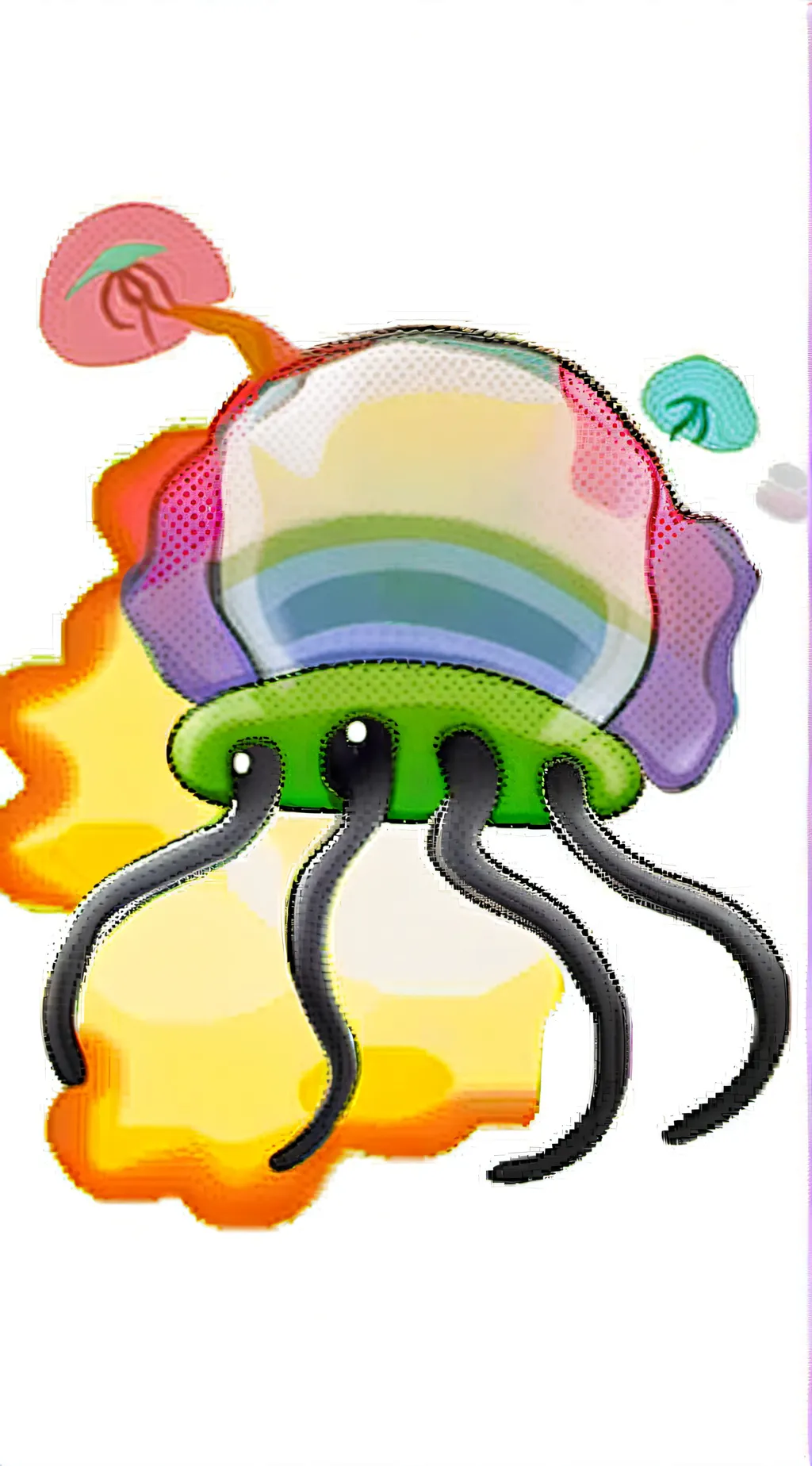 ai character: frog background