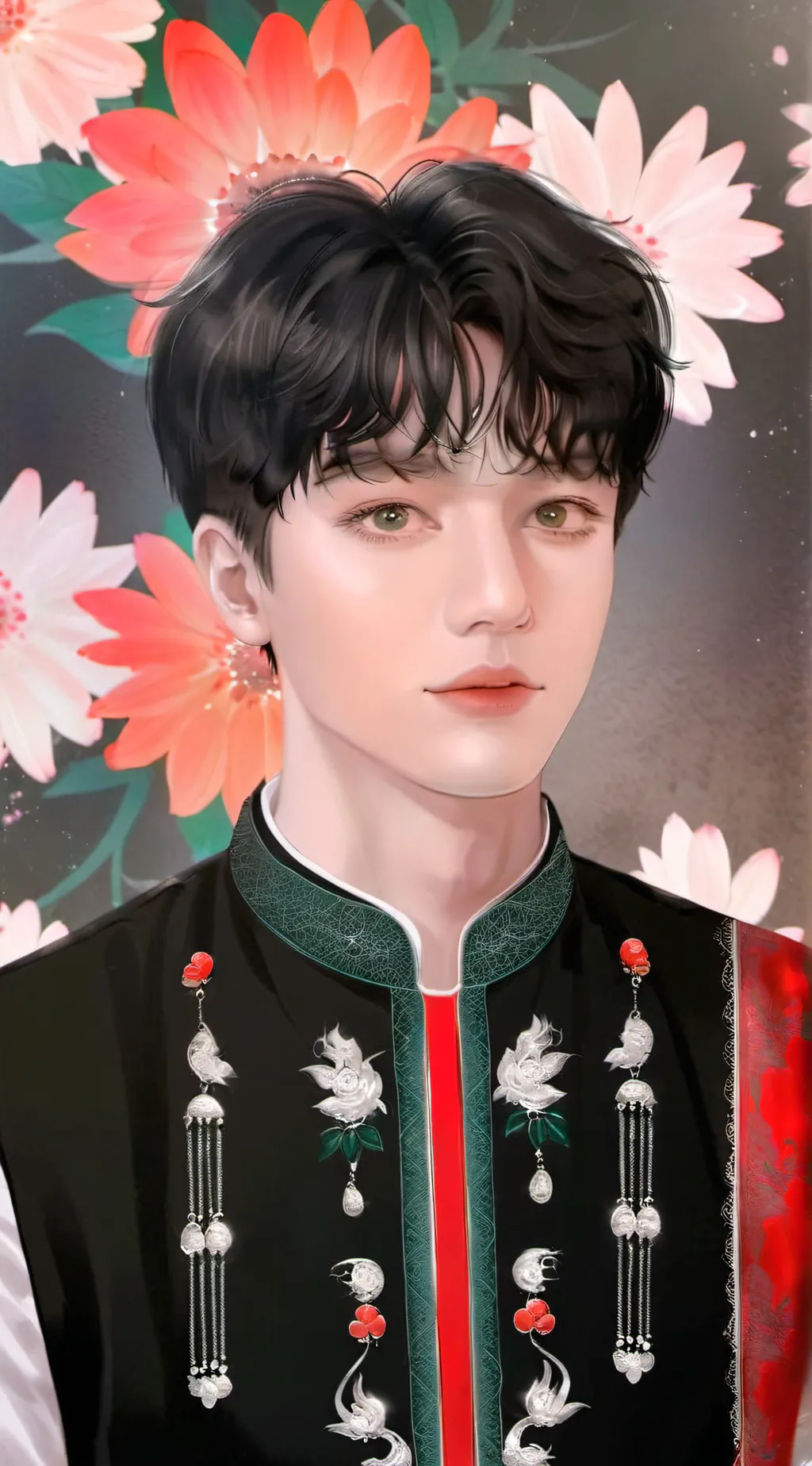 ai character: cray background