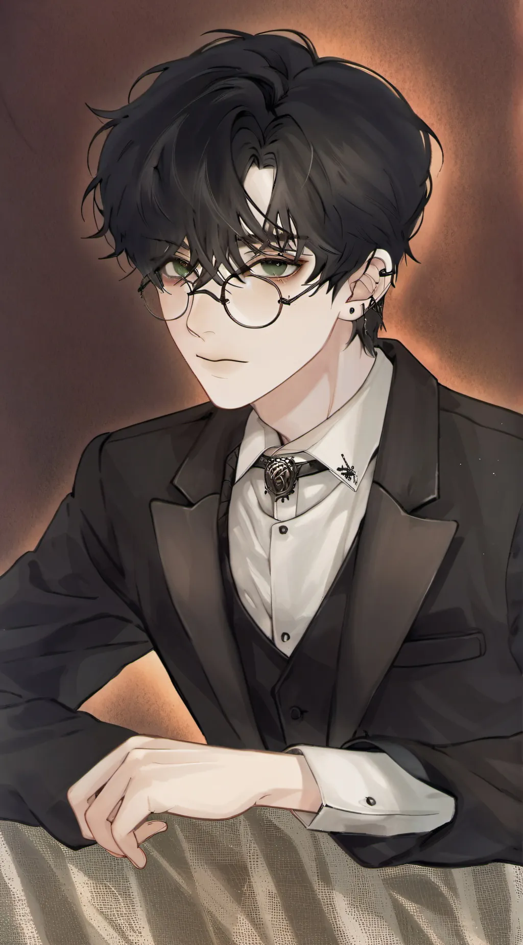 ai character: :West: (Mha) background