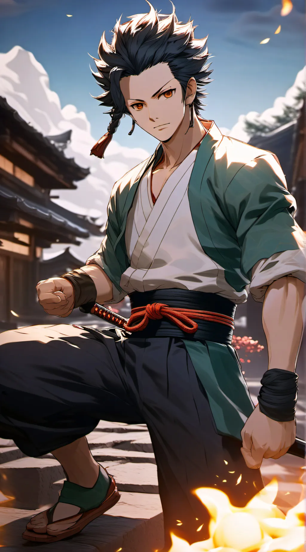 ai character: KAMABOKO SQUAD background