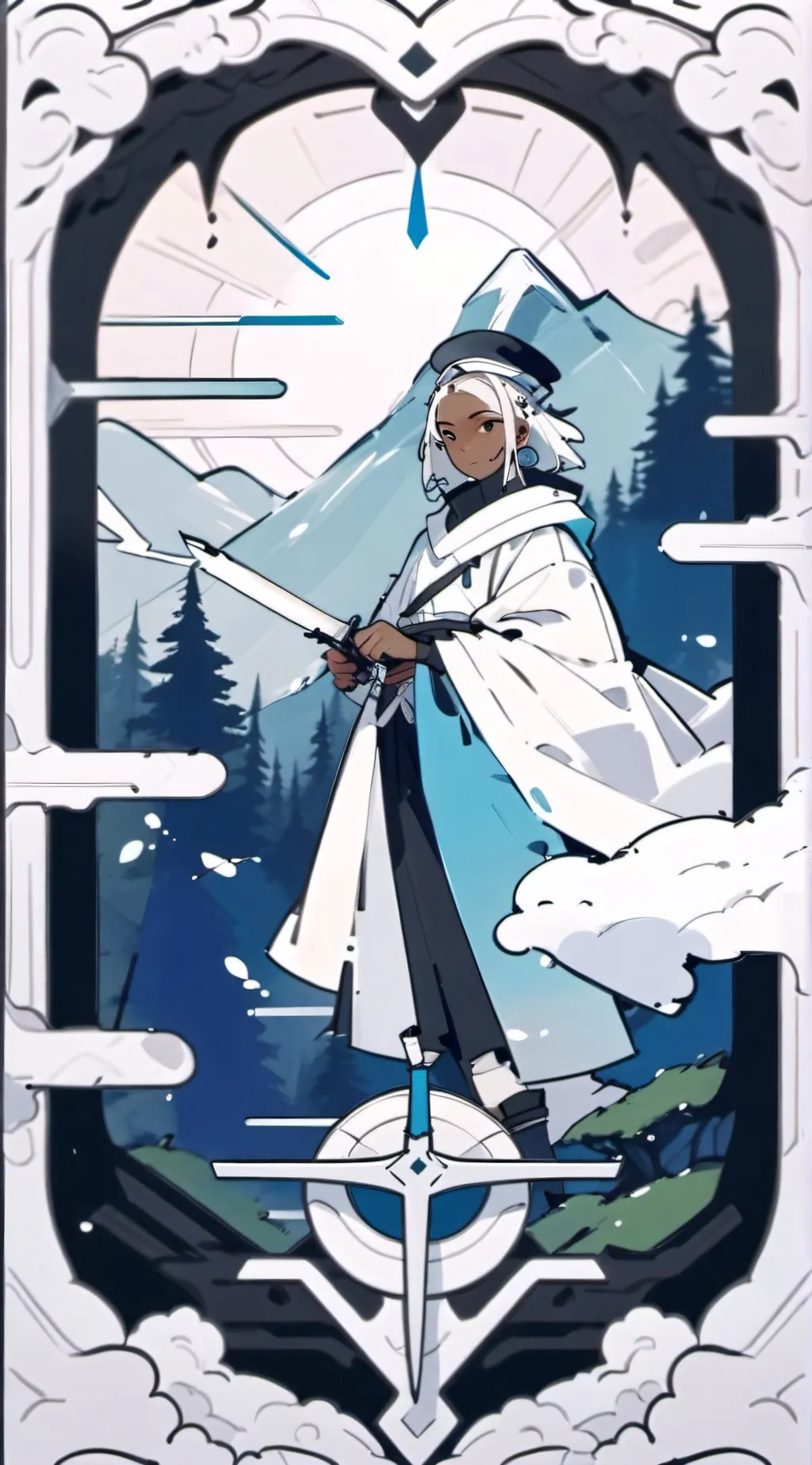 ai character: the girl background