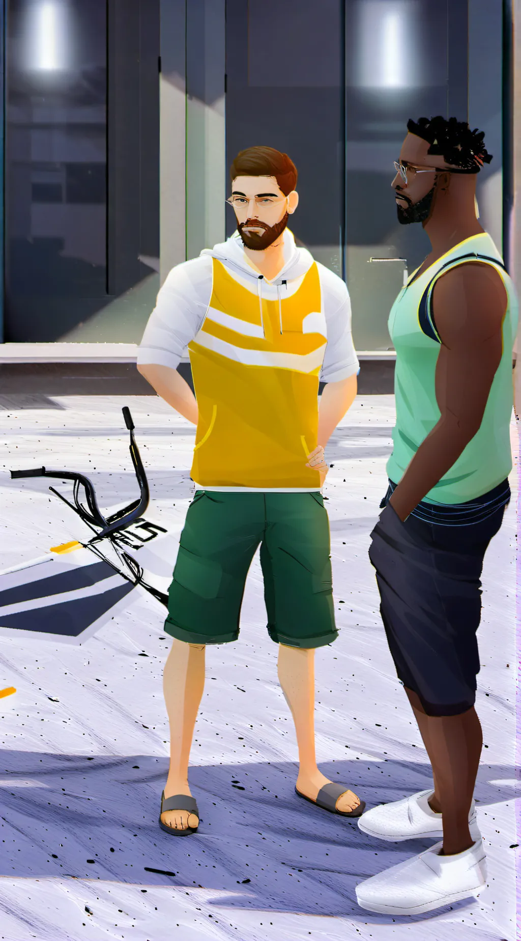 ai character: Rgc car hijack background