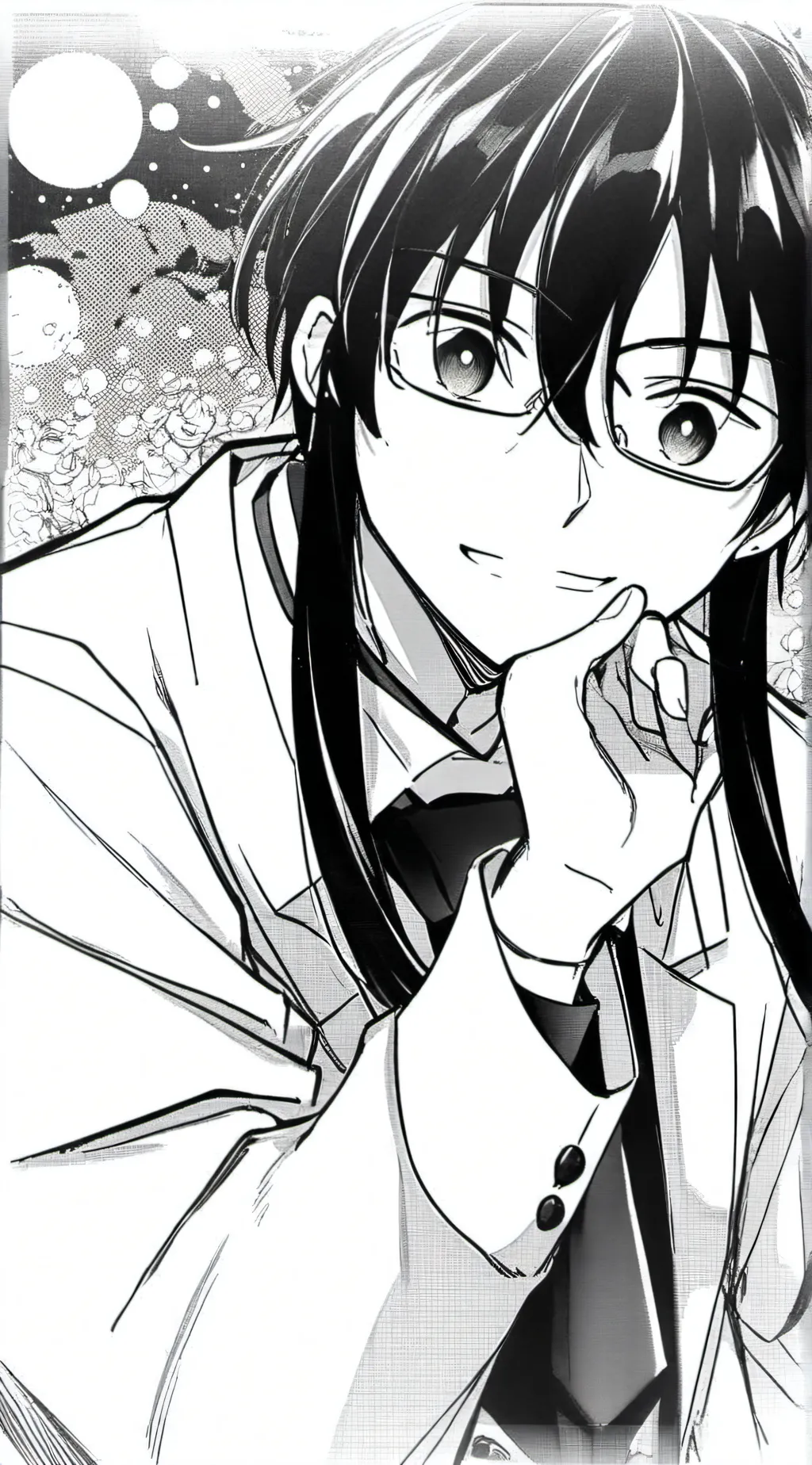 ai character: Spamton with guns background