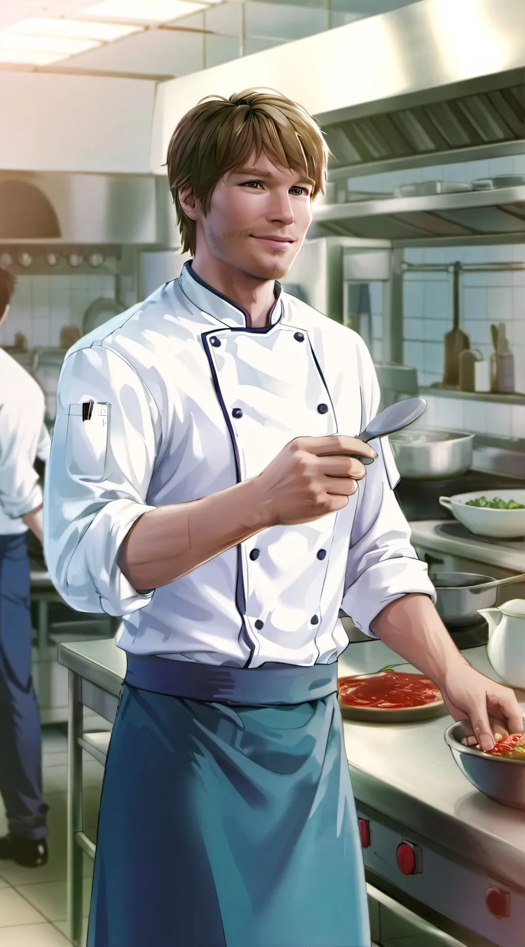 ai character: 🥄N I C K🥄 background