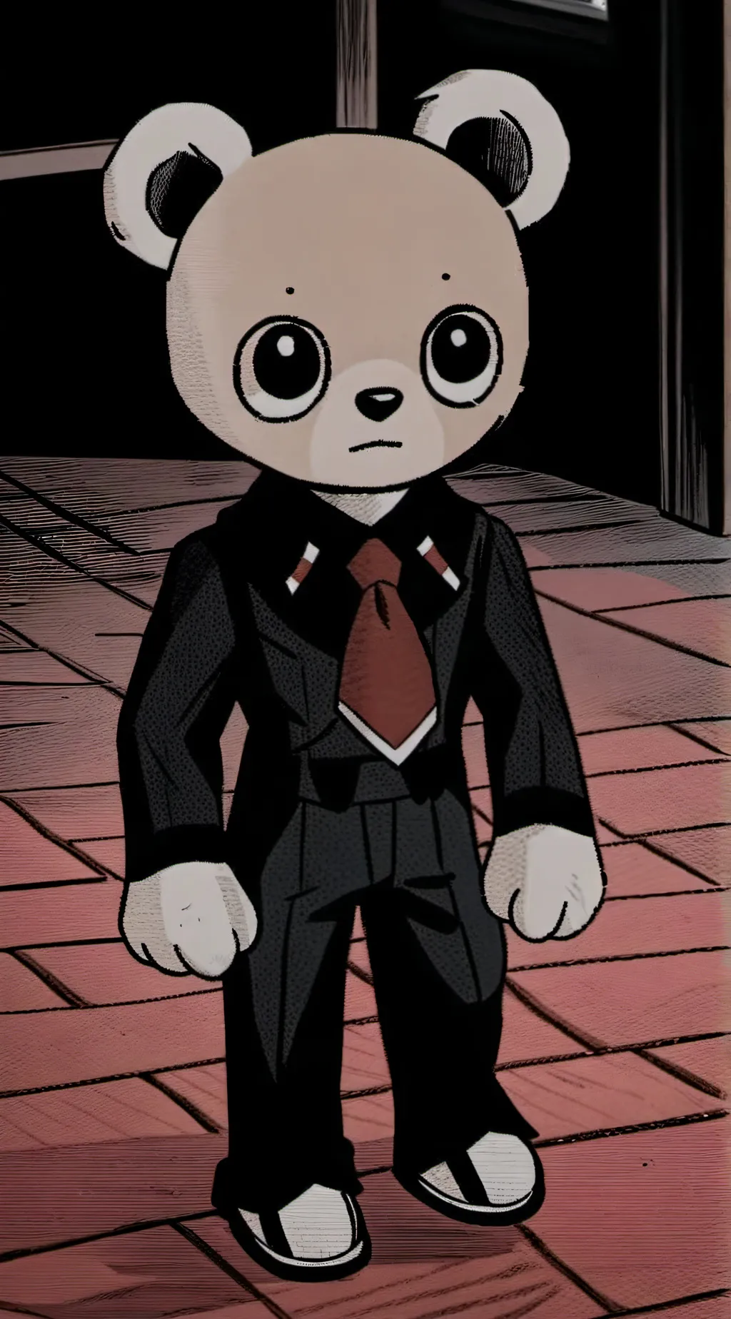 ai character: Teddy background