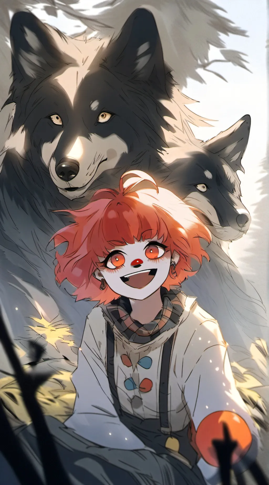 ai character: ash background