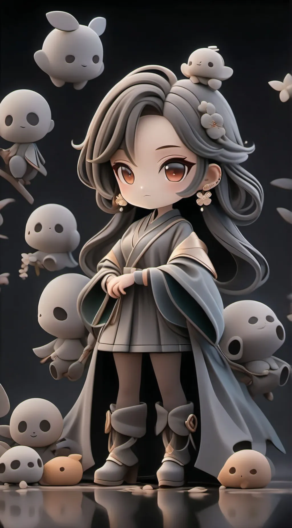 ai character: Lil sister  background