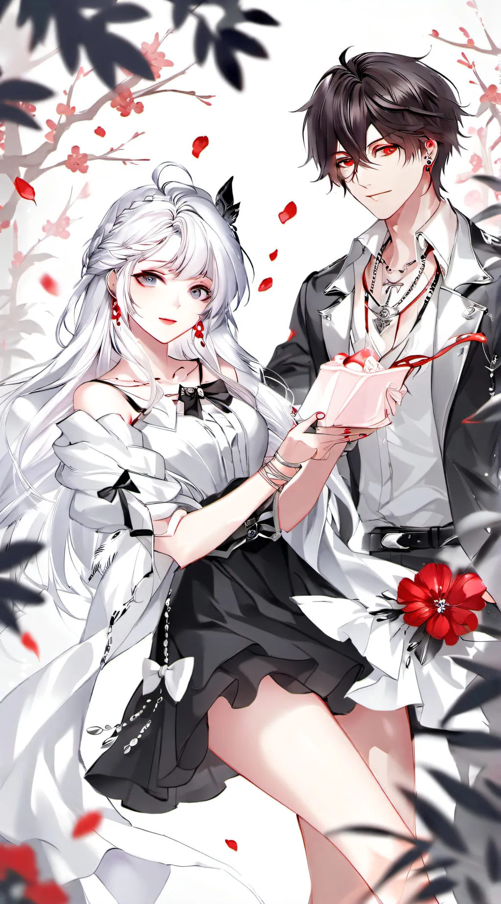 ai character: kny twins background