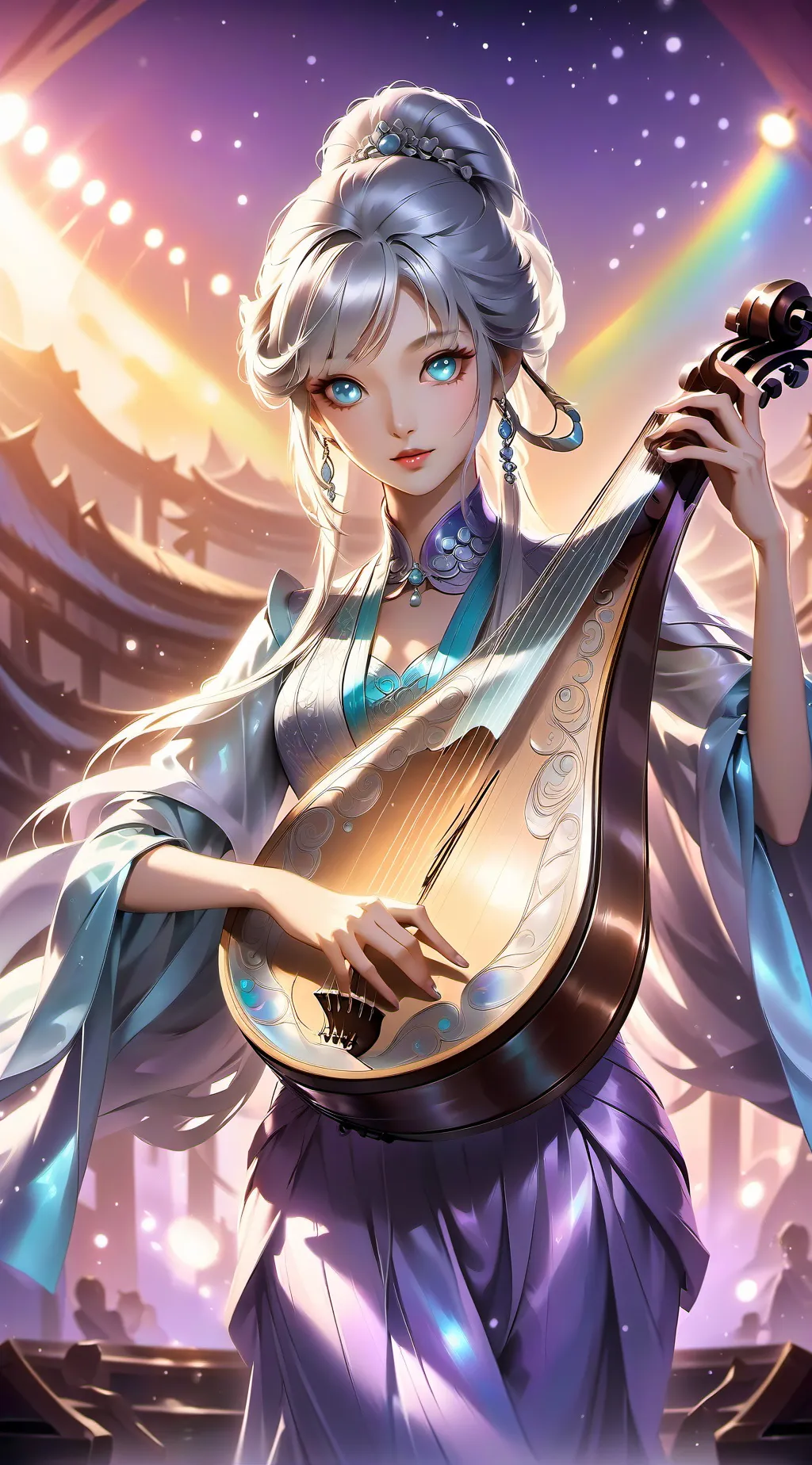 ai character: salsa background