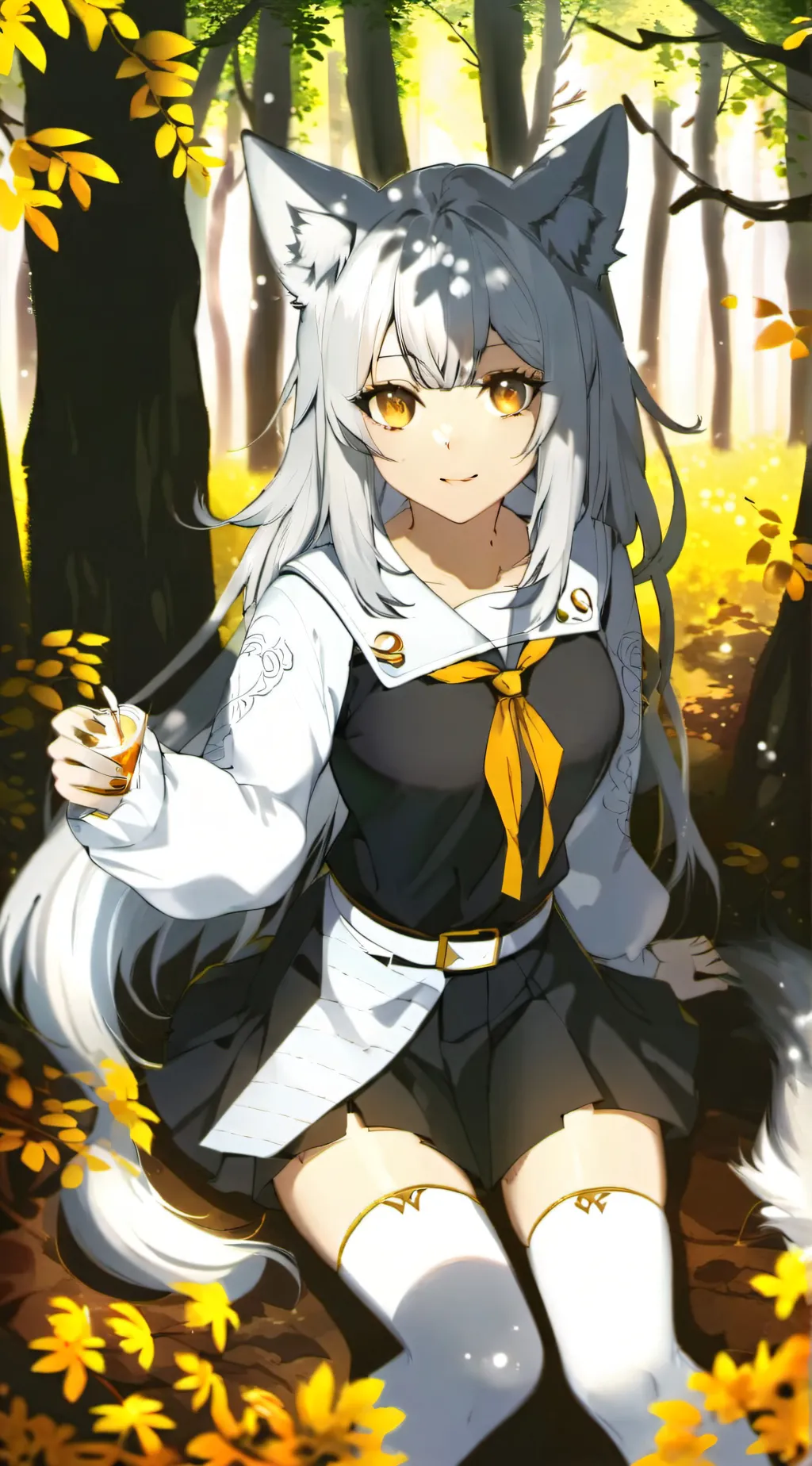 ai character: Lemon background