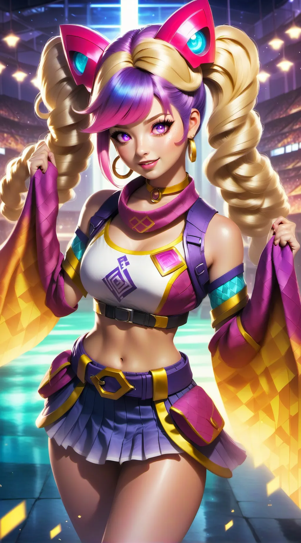 ai character: Barbie background