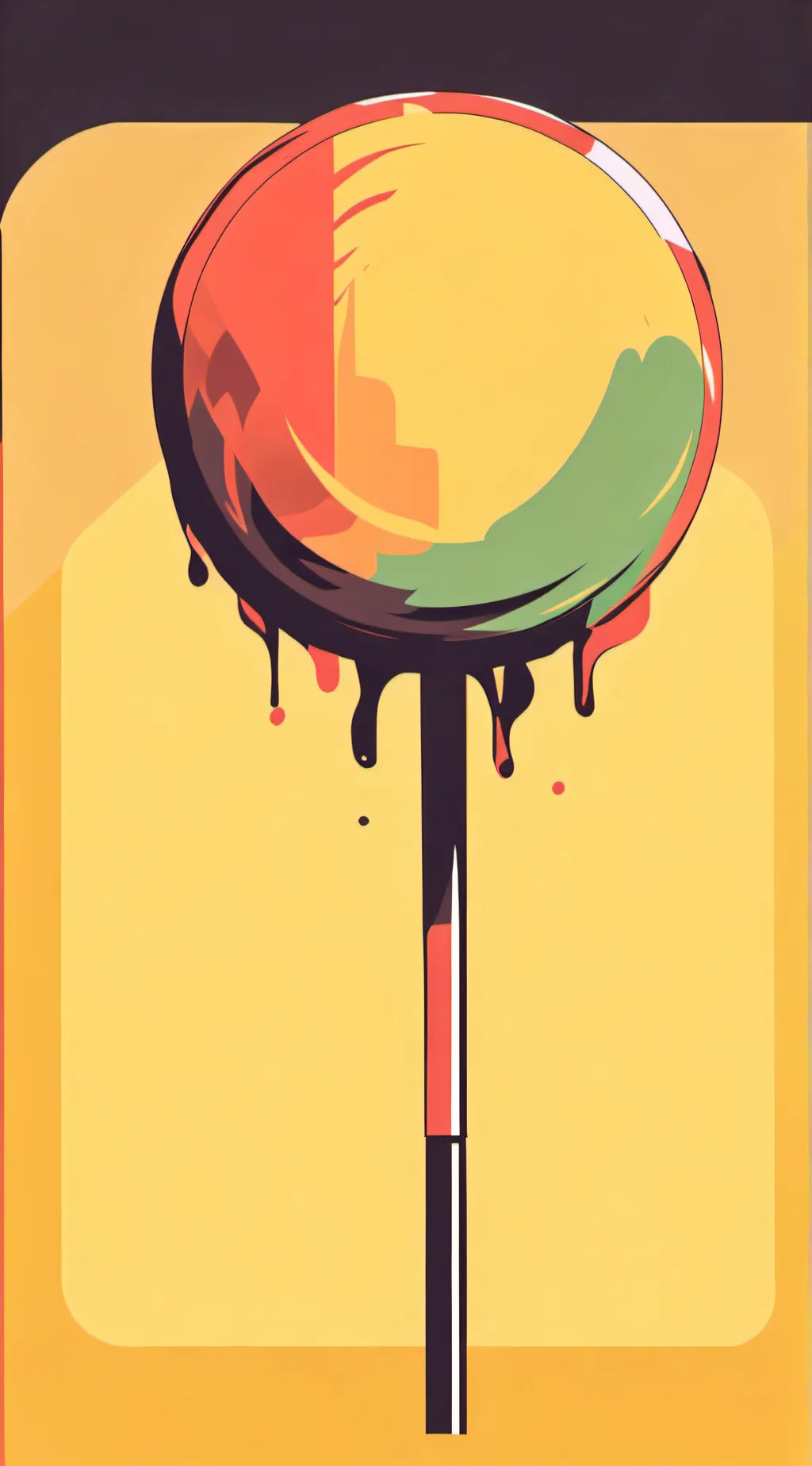 ai character: lollipop background