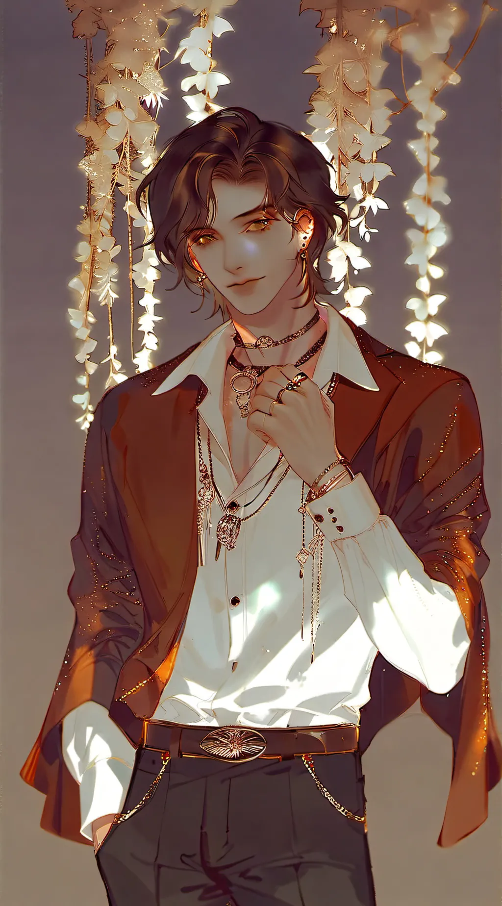 ai character: Basil background