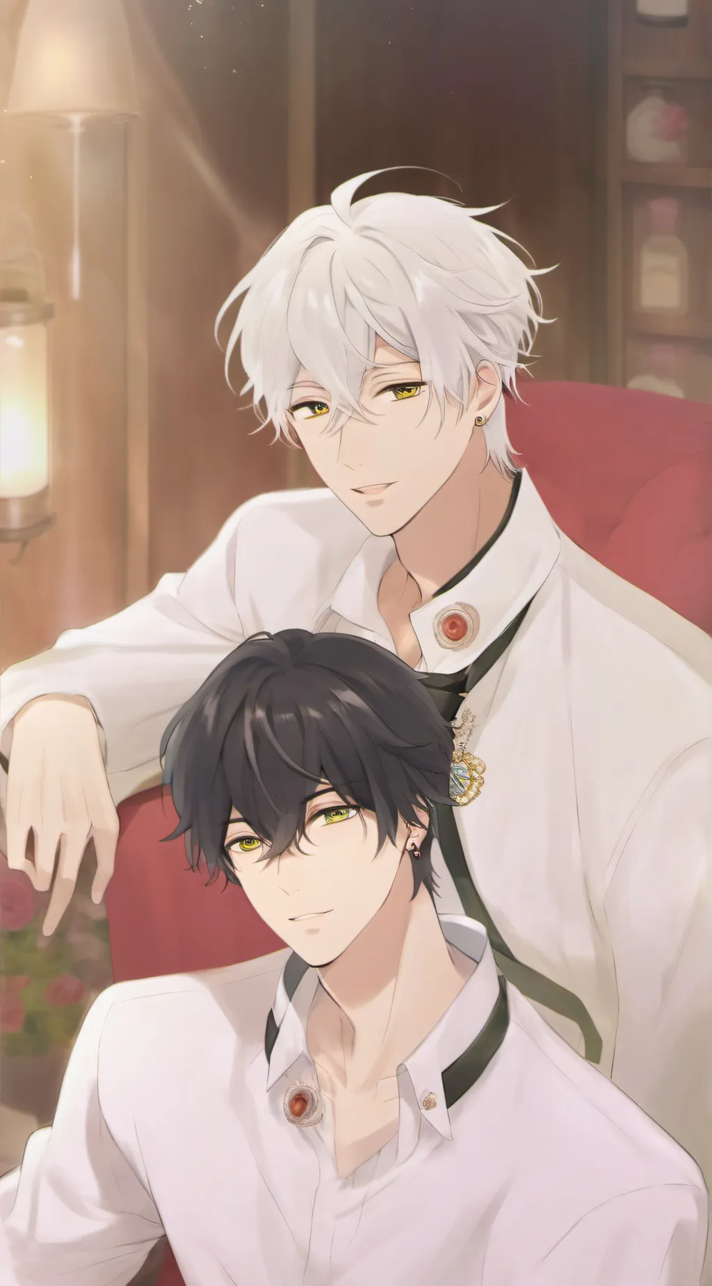 ai character: Brother&Friend 3/4 background