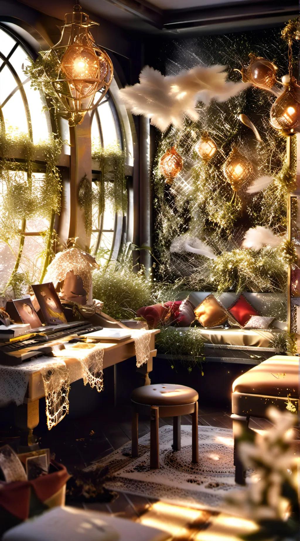 ai character: Sebastian solace  background