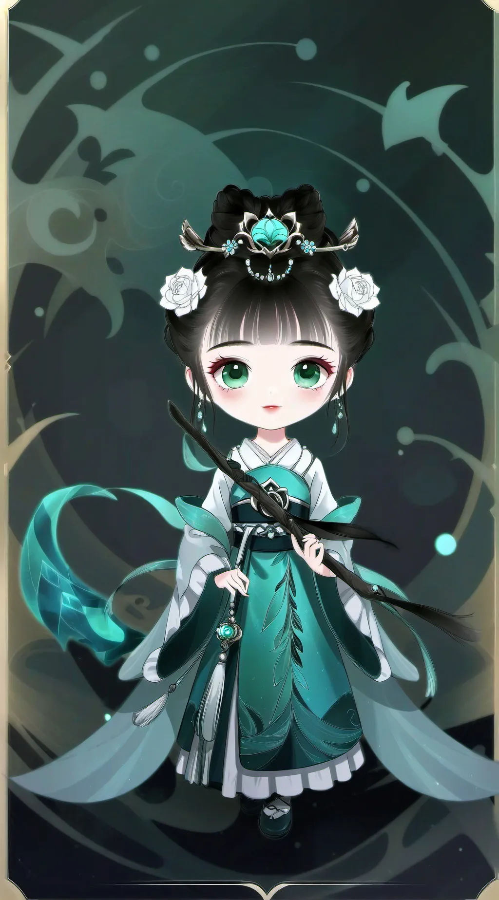 ai character: Magical girl background