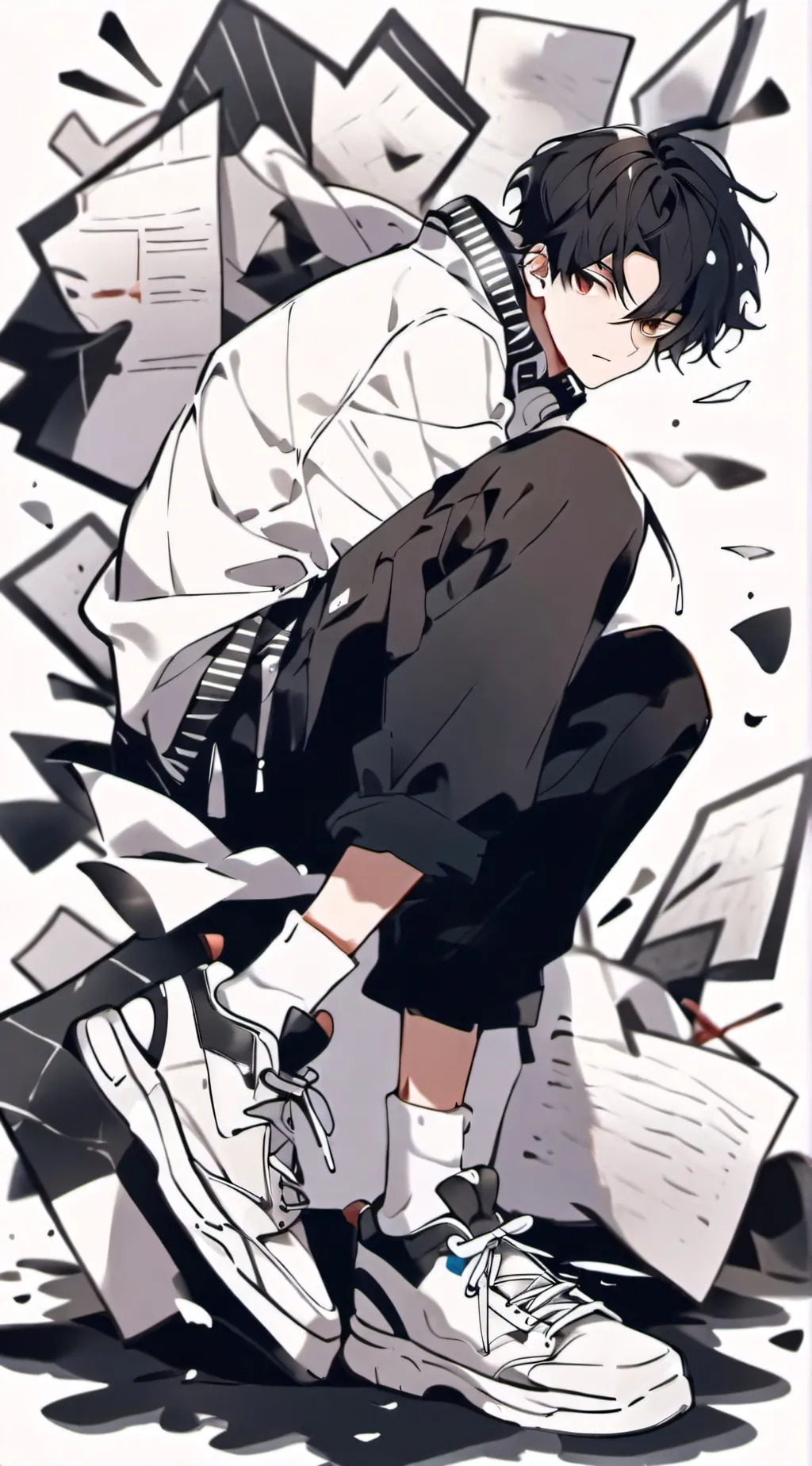 ai character: Aaron background