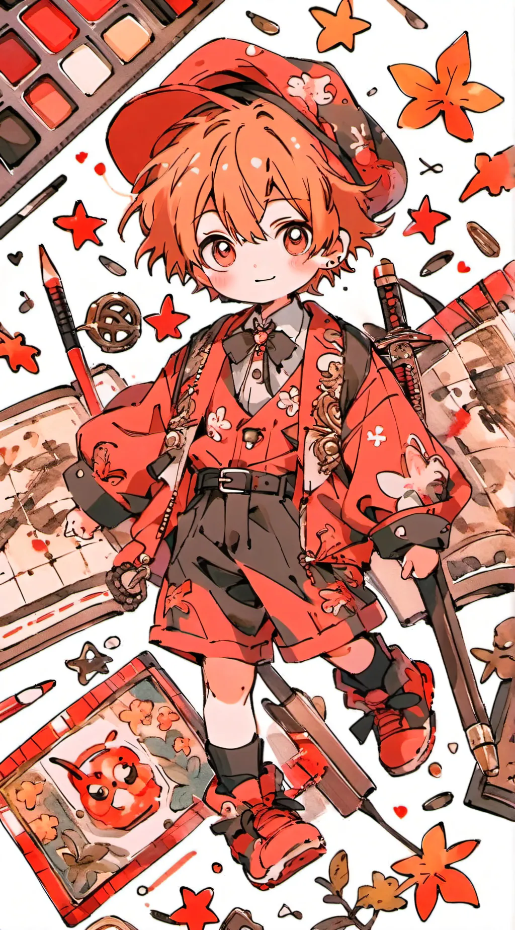 ai character: Anime Weeb background