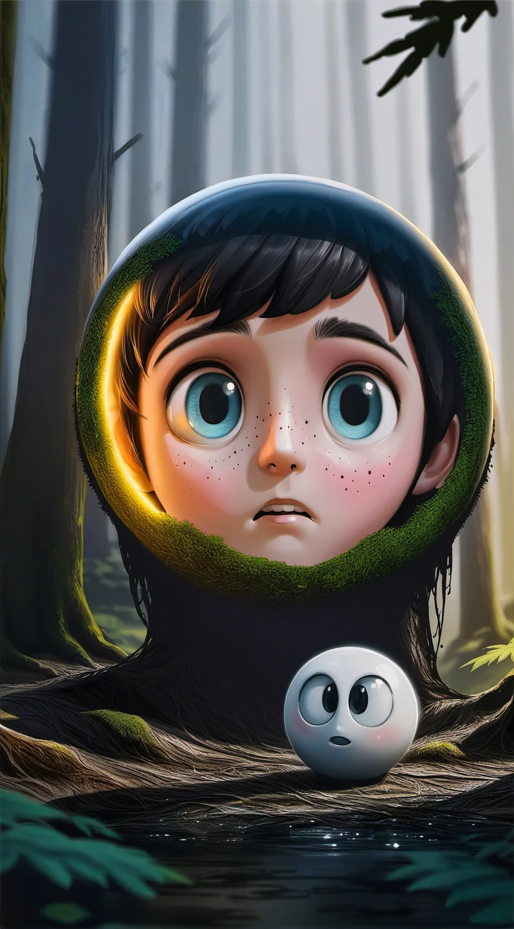 ai character: Spark background