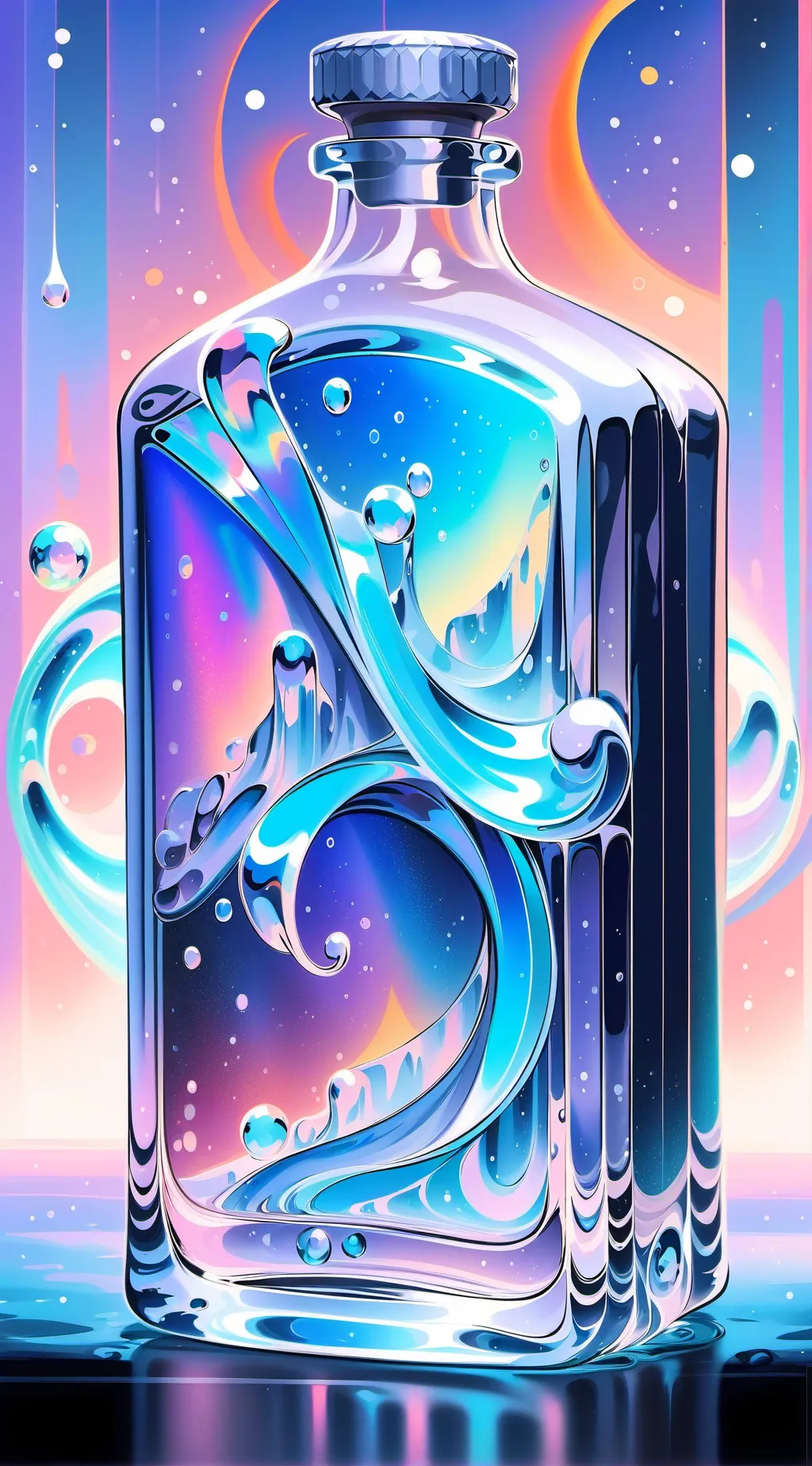 ai character: Power Level background