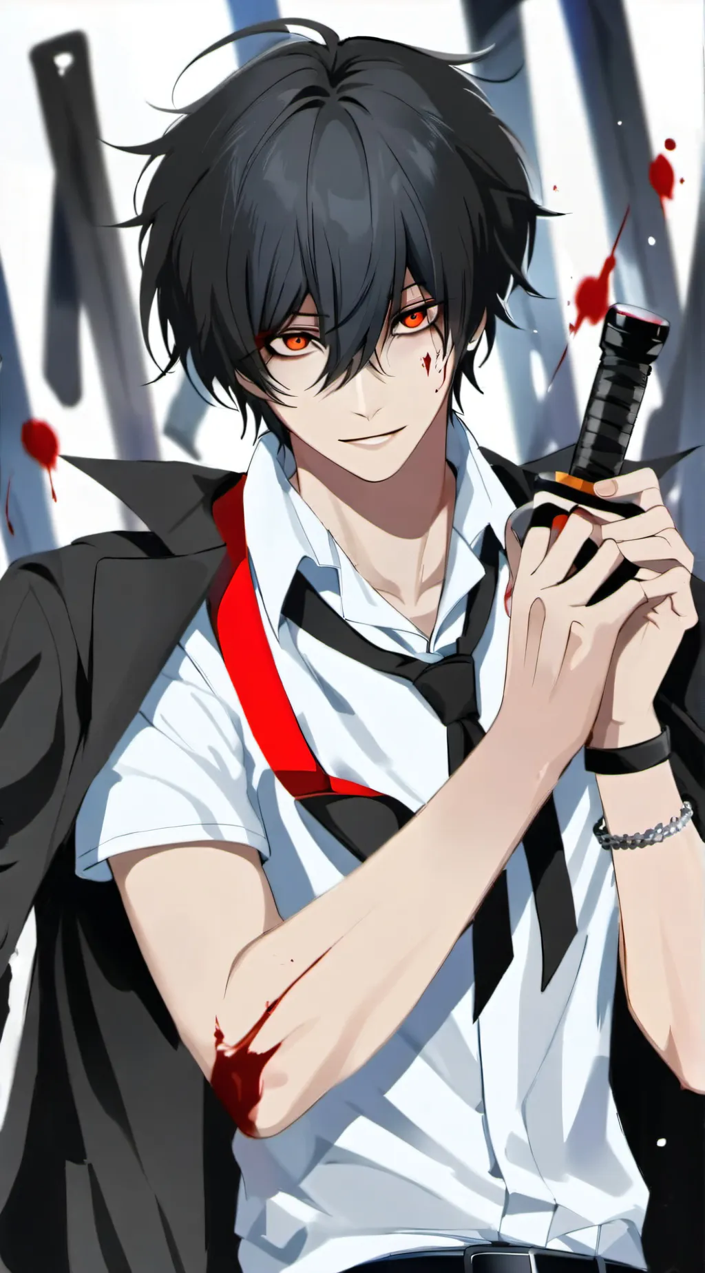 ai character: Jeff the killer background