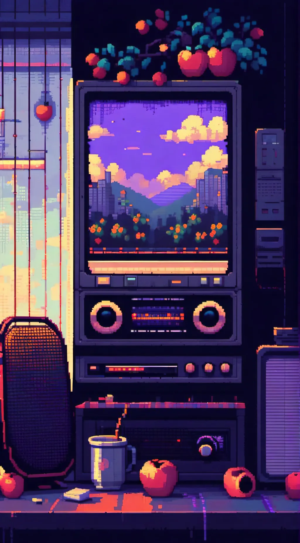 ai character: Radioapple😗✌️ (2) background