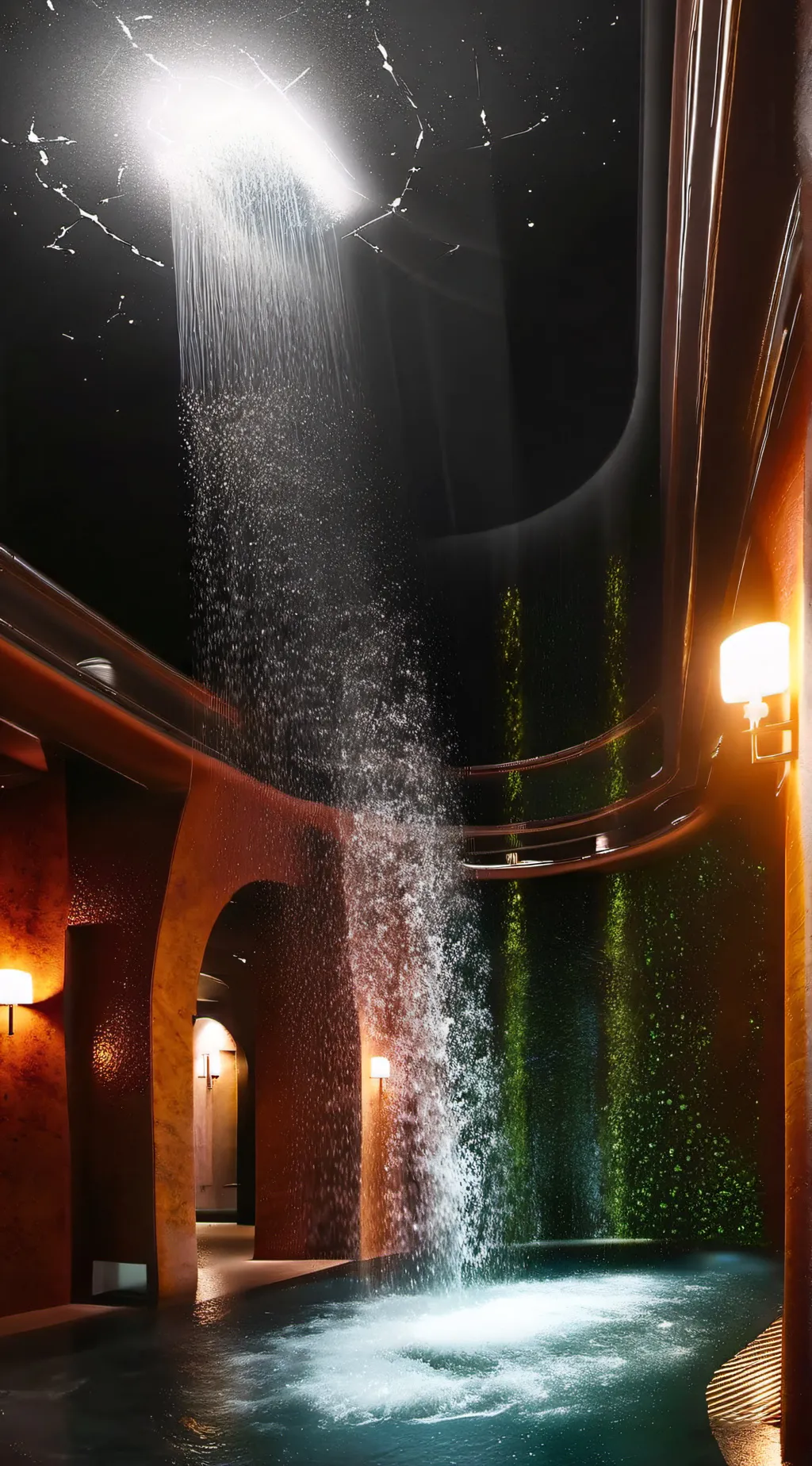 ai character: shower😳 background