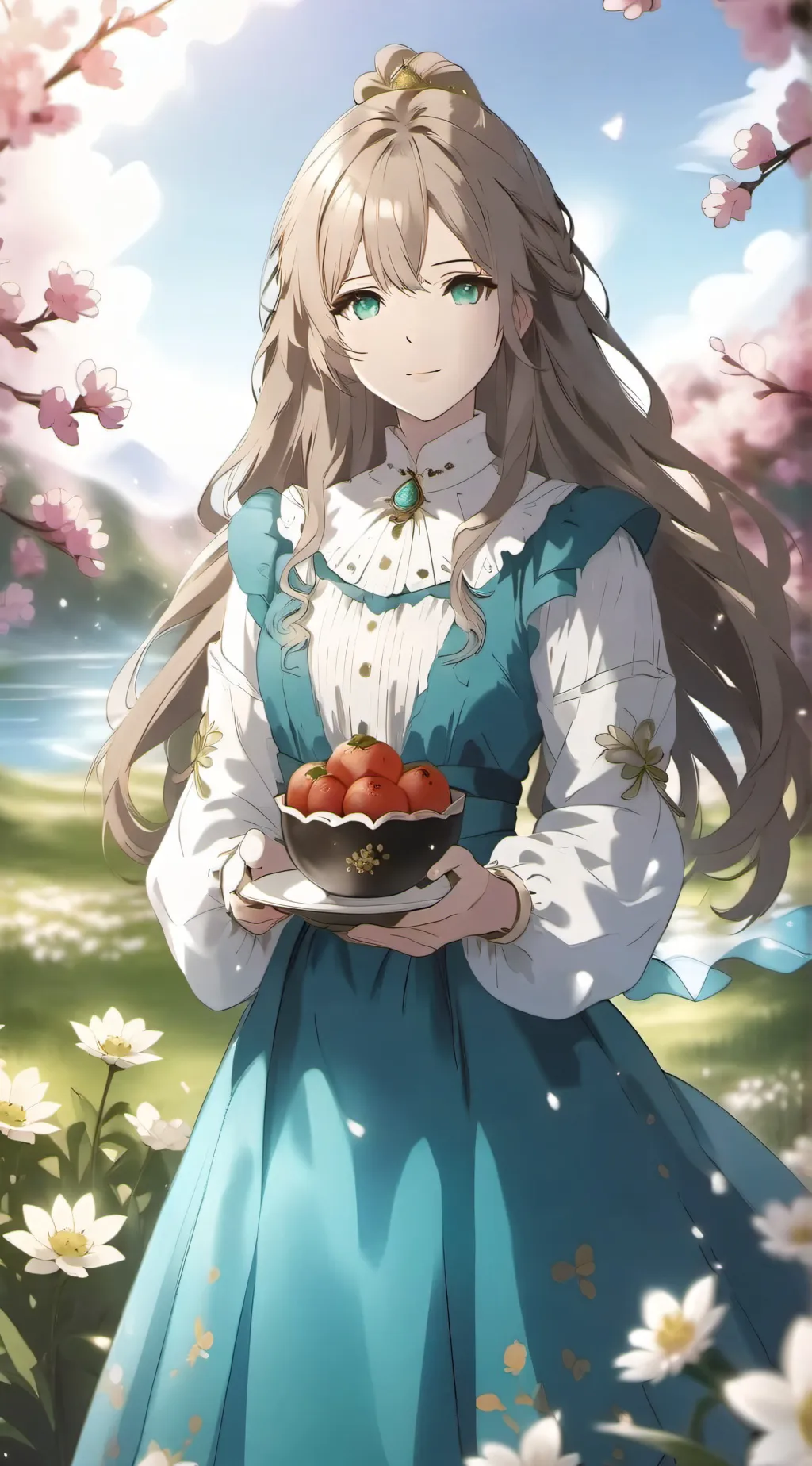 ai character: Don't scroll!  background